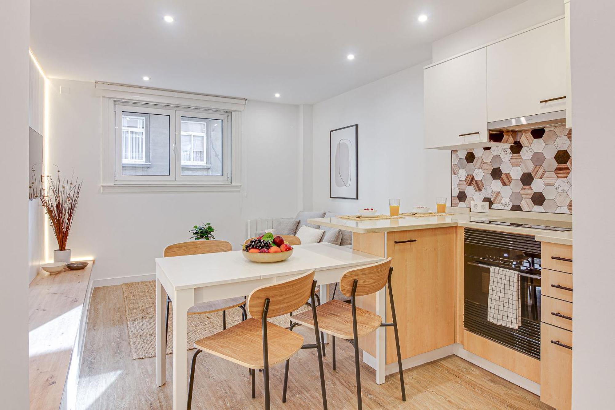 Diseno A Coruna Con Garaje Gratis By Theblueapartments Com Luaran gambar